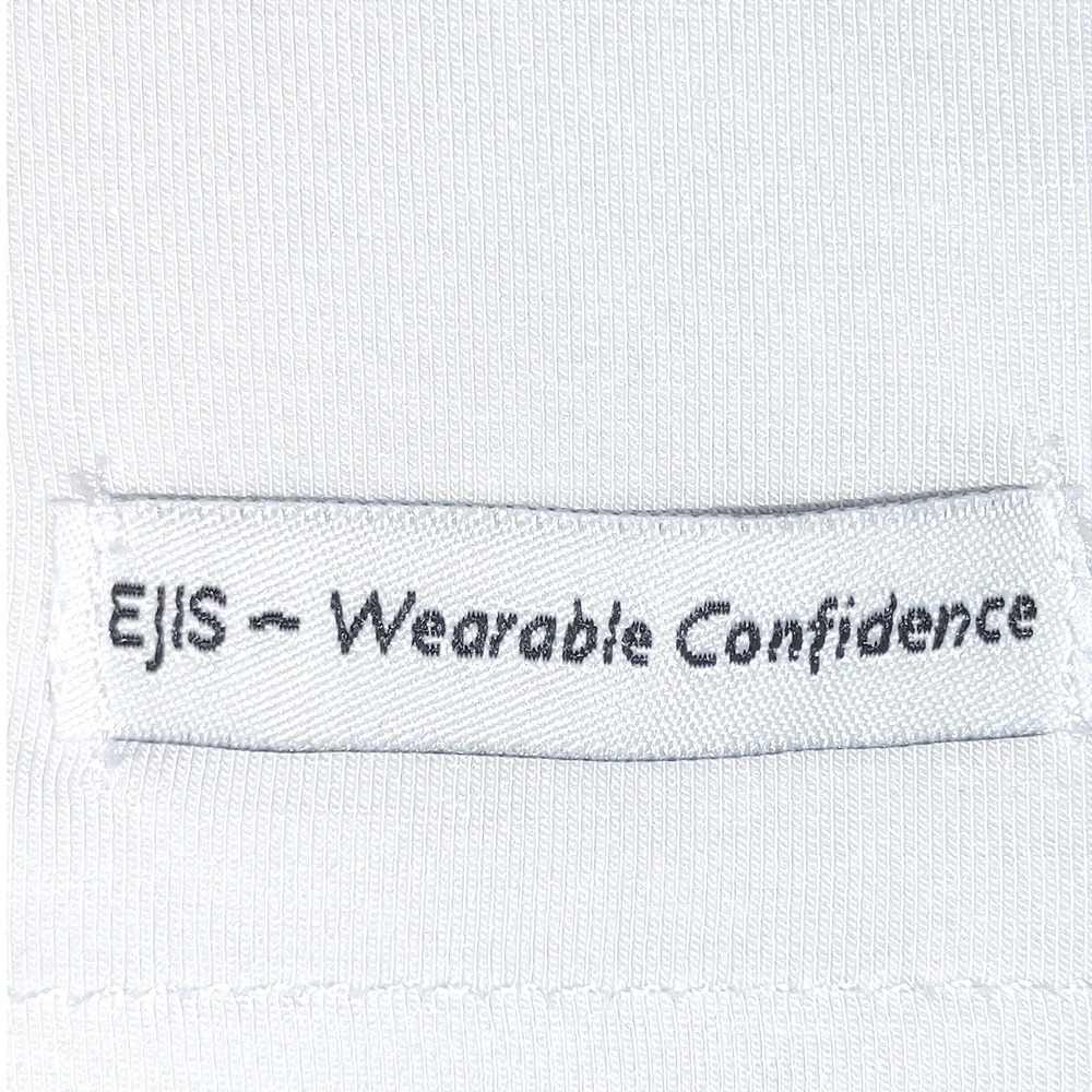 EJIS Mens‎ XL Undershirt White Sweat Proof Deep V-Neck Stain Protection - NWOT - Picture 7 of 8